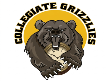 Collegiate Logo with Clock, 43 Ratio